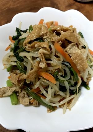 ちょっと甘めの和え物。きつね和え-レシピのメイン写真