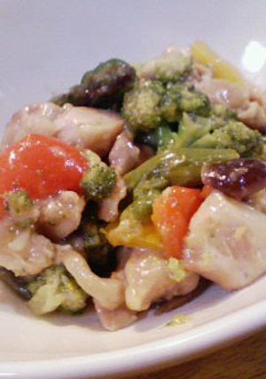 鶏肉の野菜たっぷり照り焼き-レシピのメイン写真