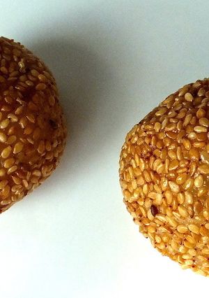 中華ごまだんご-レシピのメイン写真