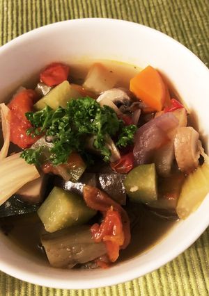 野菜たっぷりミネストローネ-レシピのメイン写真