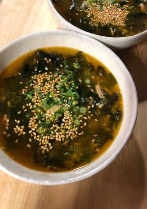 ワカメの常備菜で簡単スープ-レシピのメイン写真