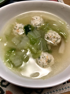 鶏団子のスープ-レシピのメイン写真