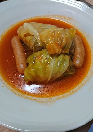 ロールキャベツケチャップ煮-レシピのメイン写真