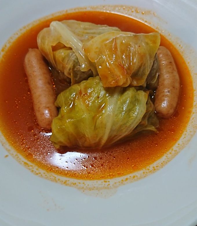 ロールキャベツケチャップ煮 by ayu1783 【クックパッド】 簡単