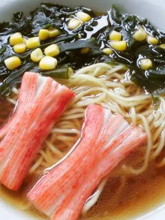 磯野ワカメ風らーめん(^^♪-レシピのメイン写真