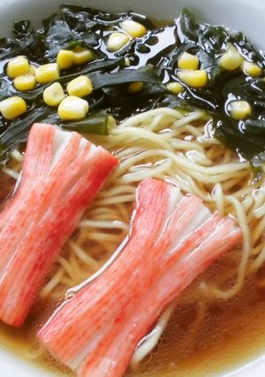 磯野ワカメ風らーめん(^^♪-レシピのメイン写真