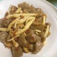 こんにゃくとしめじのピリ辛炒め