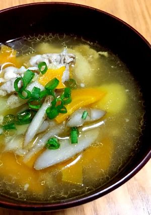 さつまいものけんちん汁-レシピのメイン写真