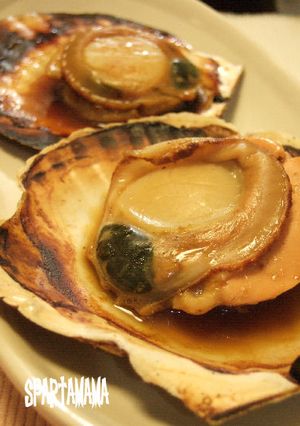 殻つきホタテの網焼き♡-レシピのメイン写真