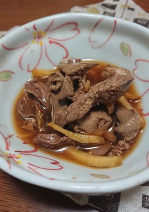 鶏レバーの甘辛生姜煮-レシピのメイン写真