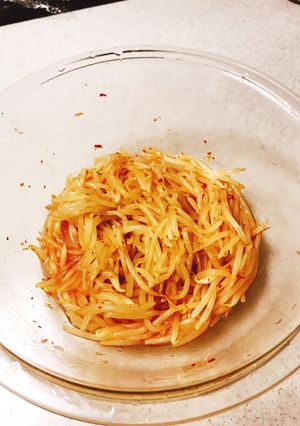 レンジで簡単もやしのピリ辛ナムル-レシピのメイン写真