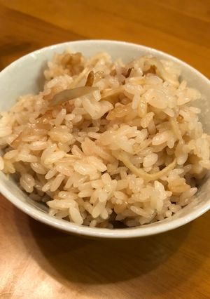 さっぱり☆新生姜の炊き込みご飯-レシピのメイン写真