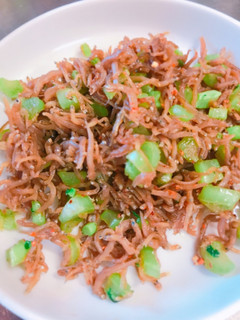 簡単!大根の葉と釜揚げしらすのご飯のお供-レシピのメイン写真