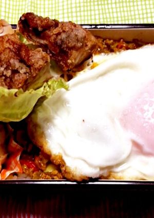 野菜もたっぷり ドライカレー弁当-レシピのメイン写真