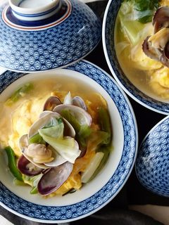 あさりの潮汁で天津飯-レシピのメイン写真