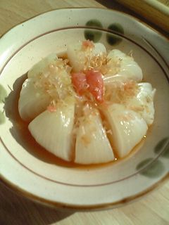 レンジで♪丸ごと新たまねぎの梅風味-レシピのメイン写真