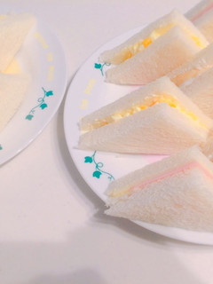 卵とハムチーズ、バナナのサンドイッチ-レシピのメイン写真