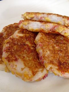 納豆と長いも de もちもちお焼き-レシピのメイン写真