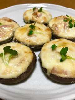 しいたけのチーズベーコン焼き-レシピのメイン写真