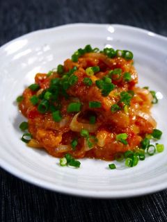 簡単!たっぷり玉葱の唐揚げチリソース-レシピのメイン写真
