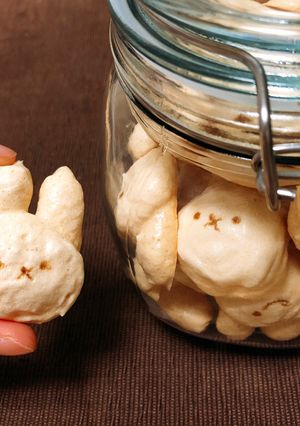 うさぎちゃんのメレンゲクッキー-レシピのメイン写真