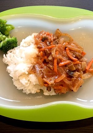 【外国で幼児食】ハヤシライス-レシピのメイン写真
