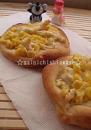 チキンとコーンのパン-レシピのメイン写真