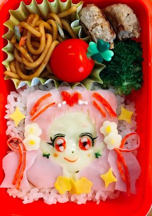 キュアエール キャラ弁-レシピのメイン写真