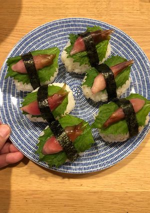 超ラク みょうがの甘酢漬けでお寿司-レシピのメイン写真