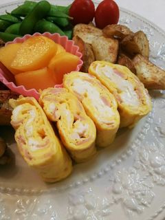 ベーコン入り玉子焼き-レシピのメイン写真