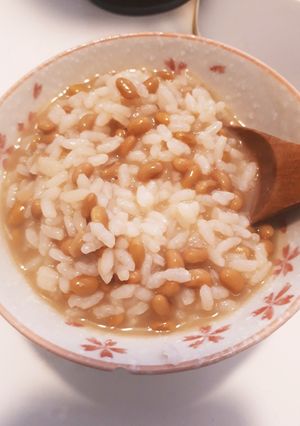 ごま油香る納豆雑炊-レシピのメイン写真