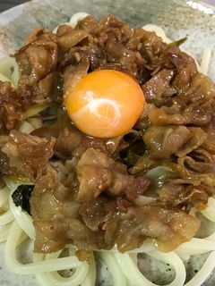 伝説のすた丼風!すたうどん-レシピのメイン写真