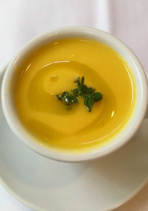 隠し味が決めて！かぼちゃスープ-レシピのメイン写真
