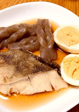 たらとこんにゃくの煮つけ-レシピのメイン写真