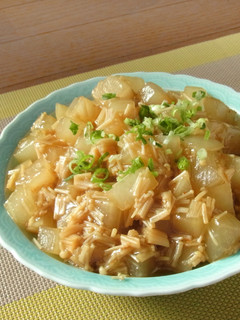 ご飯にあう!コロコロ大根&とろとろエノキ-レシピのメイン写真