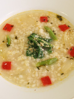 ほうれん草と雑穀のスープ-レシピのメイン写真