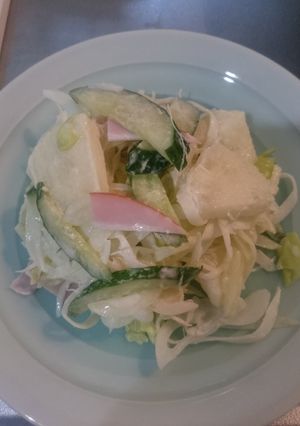 りんご入り♪キャベツの洋風ハムサラダ-レシピのメイン写真
