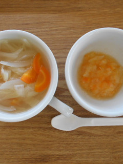 離乳食初期 野菜スープ~取り分け離乳食~-レシピのメイン写真