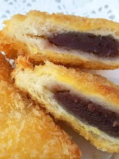 サンドイッチパンで揚げあんパン-レシピのメイン写真