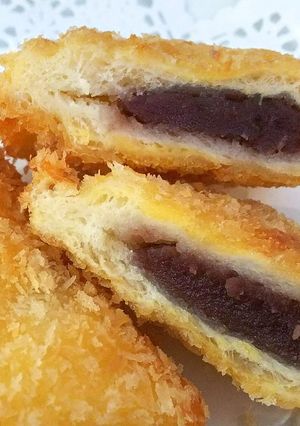 サンドイッチパンで揚げあんパン-レシピのメイン写真