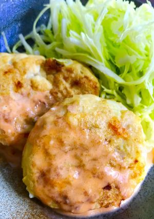 エビチリ風豆腐バーグ-レシピのメイン写真