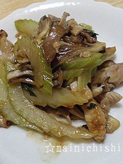 豚と香り野菜のオイスター炒め-レシピのメイン写真