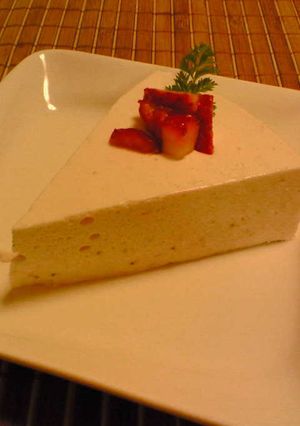 いちごのふんわりレアチーズケーキ-レシピのメイン写真