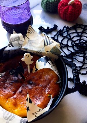 ストウブ(12)de バスクチーズケーキ-レシピのメイン写真