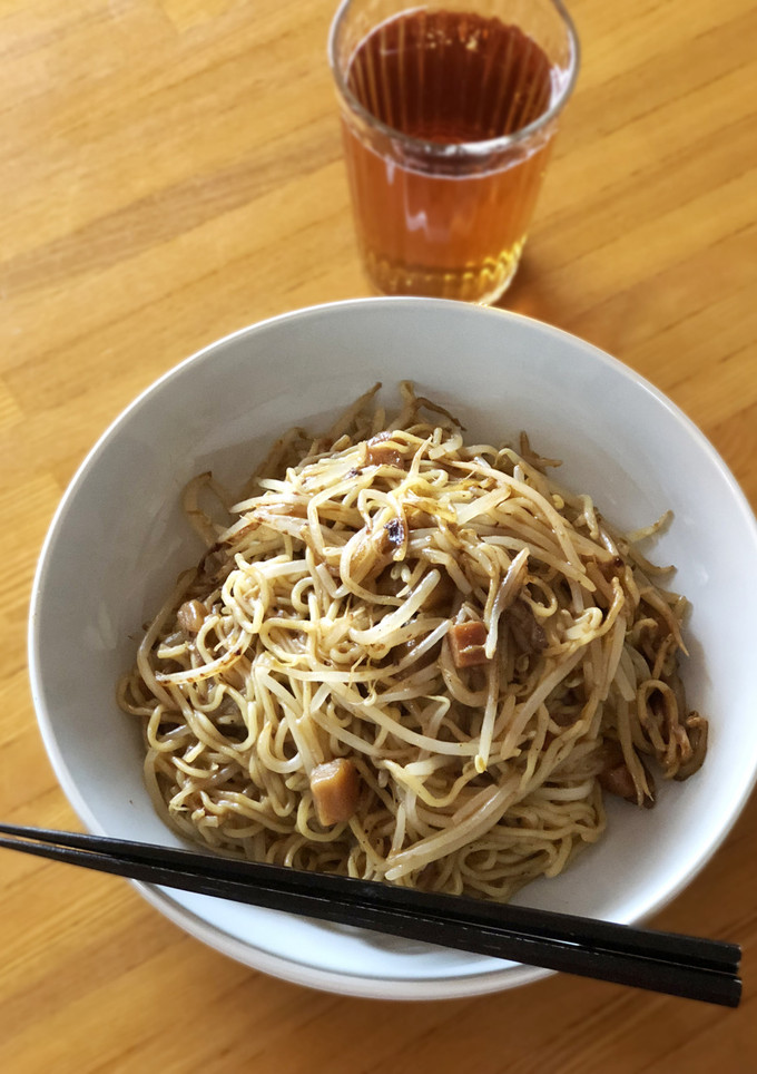 あっという間に作れる 秒速カレー焼きそば-レシピのメイン写真