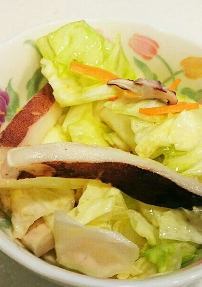 いかとキャベツの和え物-レシピのメイン写真