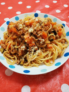 ボロネーゼパスタ-レシピのメイン写真