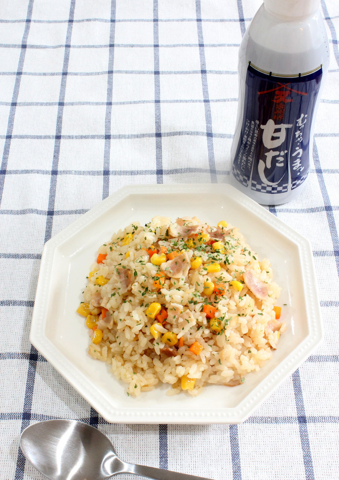 炊飯器で作る！甘だしピラフ-レシピのメイン写真