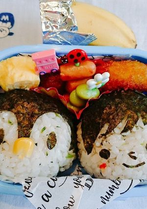 キャラ弁＊幼稚園＊弁当＊ペンギンと僕-レシピのメイン写真