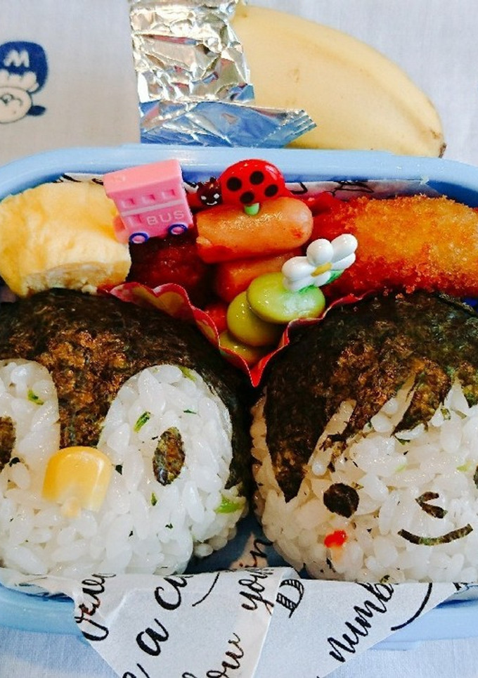 キャラ弁＊幼稚園＊弁当＊ペンギンと僕-レシピのメイン写真
